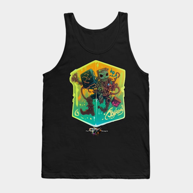 Gelatinous Cube D&D Monster Graffiti Tank Top by Pixel-Meanagerie